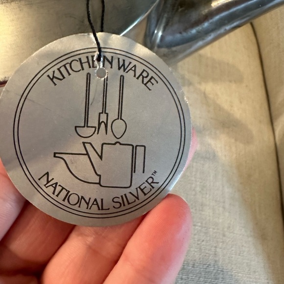 Vintage 80’s Towle National Silver Co.  Teapot Stainless Steel 1983 NEW Retro - Picture 6 of 8